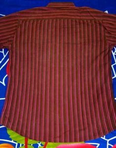 Striped Maroon Shirt