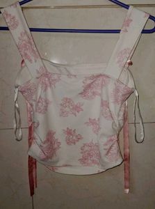 Floral Printed Square Neck Tank Top