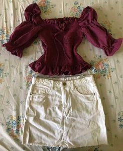 Red &amp; Blue Stripe Top