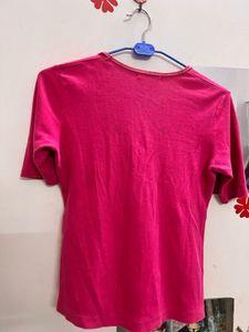Pink Short Sleeve Top