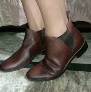 Coffee Brown Laceless Boots