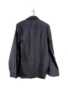 Navy Blue Printed Shirt (Men&#39;s)