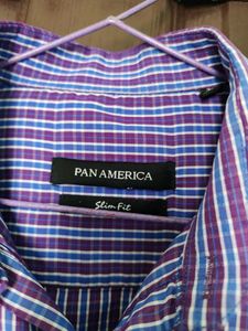 Blue Man&#39;s Check Shirt