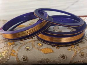 Blue &amp; Gold Bangles