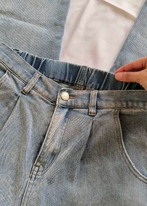 Korean Light Wash Denim Jeans