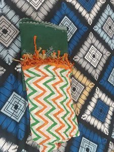 Green Embroidered Dupatta