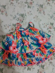 Nautinati Blue Printed Set For Girls