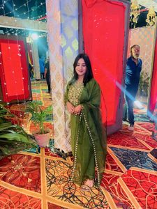 Green Embroidered Kurti