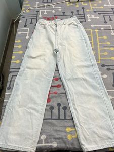 Light Wash Wide Leg Jeans
