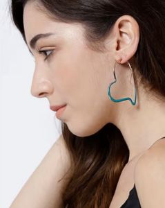 Heart Aqua Earrings