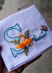 S Letter Hanky