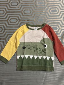 Cute Crocodile Print Sweatshirt