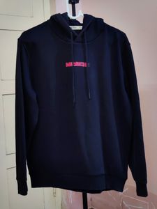 NEWear black unisex imported hoodie