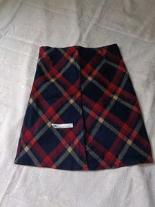 Plaid Mini Skirt