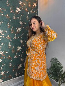 Beautiful Lehenga Choli With Detachable Shrug