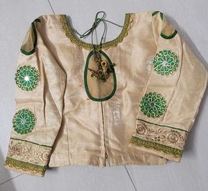 Green Embroidered Lehenga Skirt