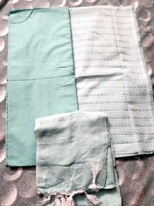 Sea Green Dress Material