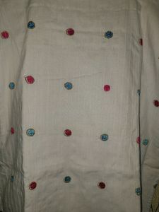 White Kurti Set With Pajamas
