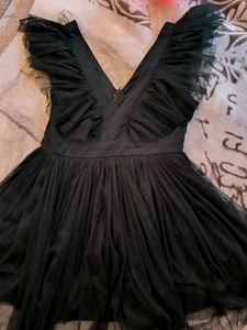 Women V-Neck Fit &amp; Flared Dress