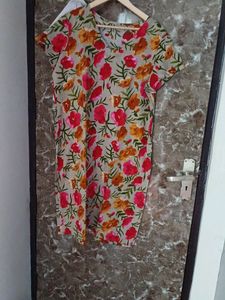 Flower Print Kurti