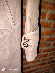 Suede Overcoat