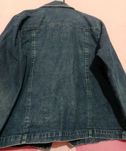 Denim Embellished Jacket