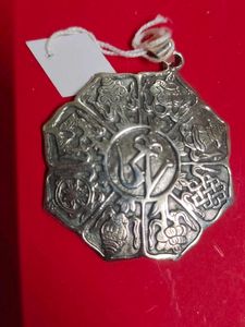 Original Tibetan 92.5 Silver Pendant from TIBET