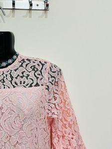 Flash Sale-Pastel Pink A-Line Dress