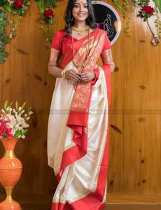 Laal Paad Bengali Saree 1