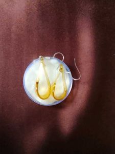Unique Teardrop &amp; Circle Earrings
