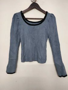 SALE 🛍️ Blue Crop Sweater