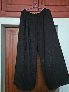 Black Giltter Palazzo