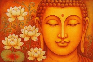 Vastu printed paintings on canvas