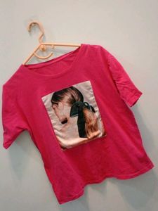 Pink Graphic T-shirt