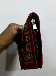 Embroidered Clutch