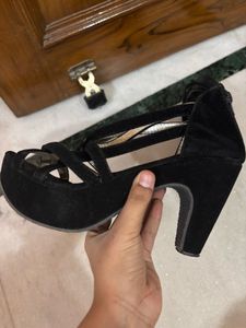 Black high heels
