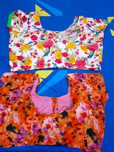 Set Of 7 Colorful Blouses