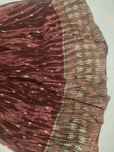 Elegant Maroon Ethnic Skirt