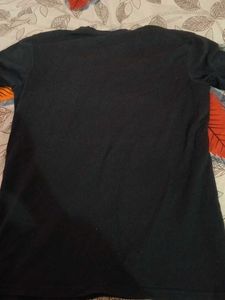Redtape  Black Graphic T-Shirt