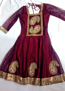 Maroon Butique Gown