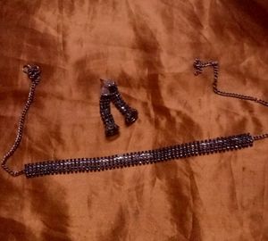 Choker Black Diamond Set