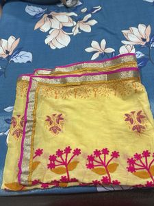 Elegant Yellow Dupatta