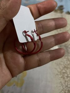Different Type,3 Pair Earrings And Studs