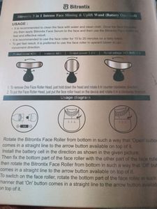 Bitrontix 3 In 1 Face Slimming and Uplift Wand
