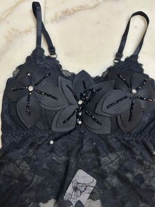 Lace Cami Top with Floral Detail