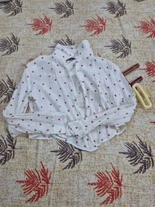 American Eagle Heart Print Shirt