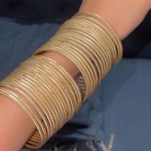Stack of Gold Bangles