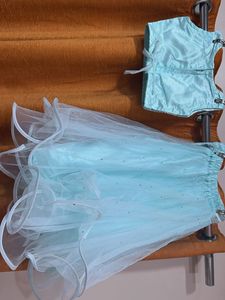 Sparkly Blue Occasion Lehanga Choli