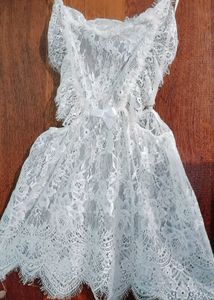 Backless Lace Baby Doll