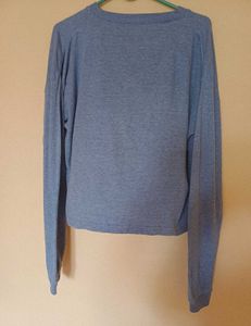 Grey Graphic Print Tee